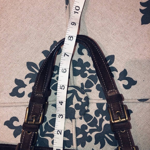Coach Suede Brown Tote - Picture 9 of 10